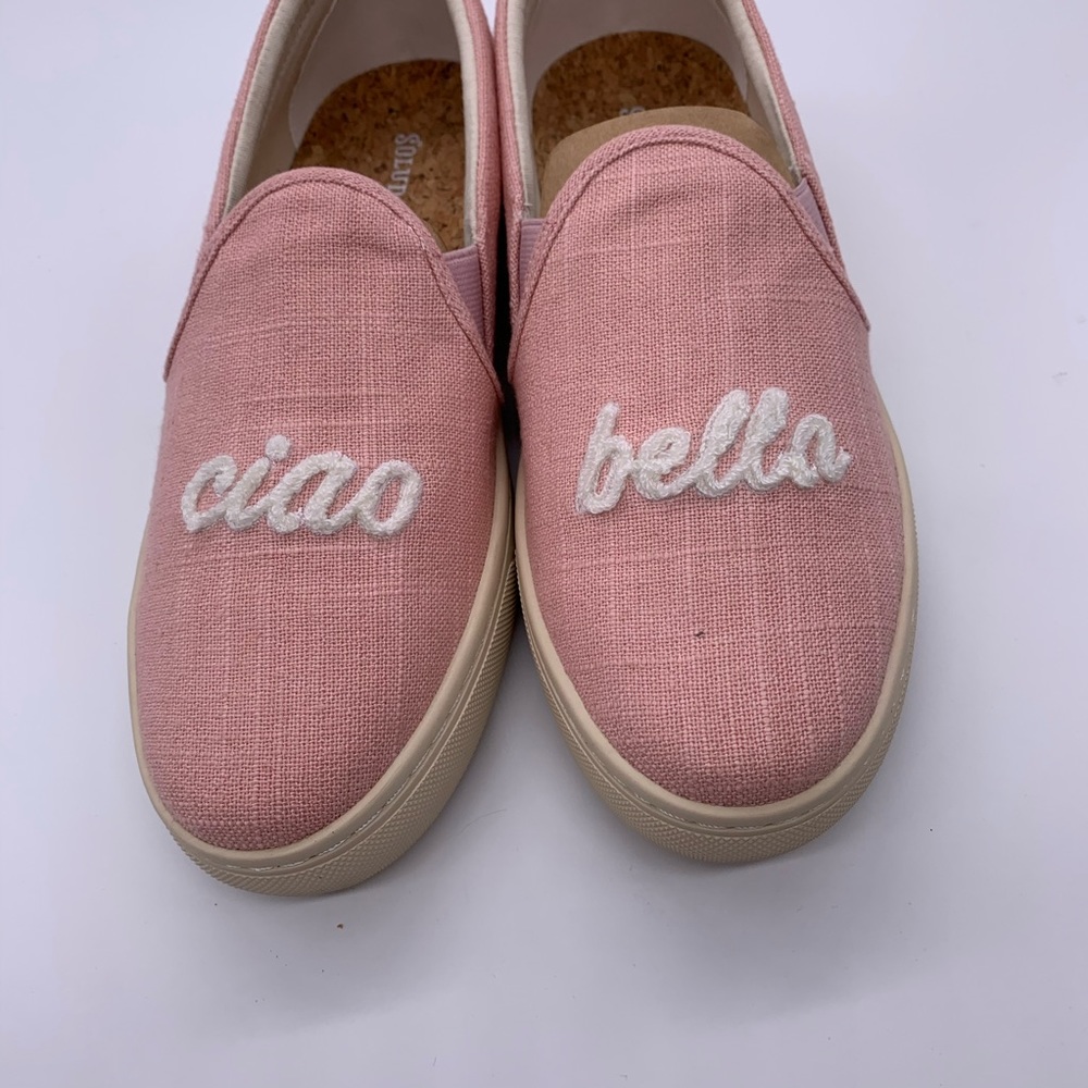 Soludos Ciao Bella Dusty Rose Slip On sneakers - Picture 3 of 8